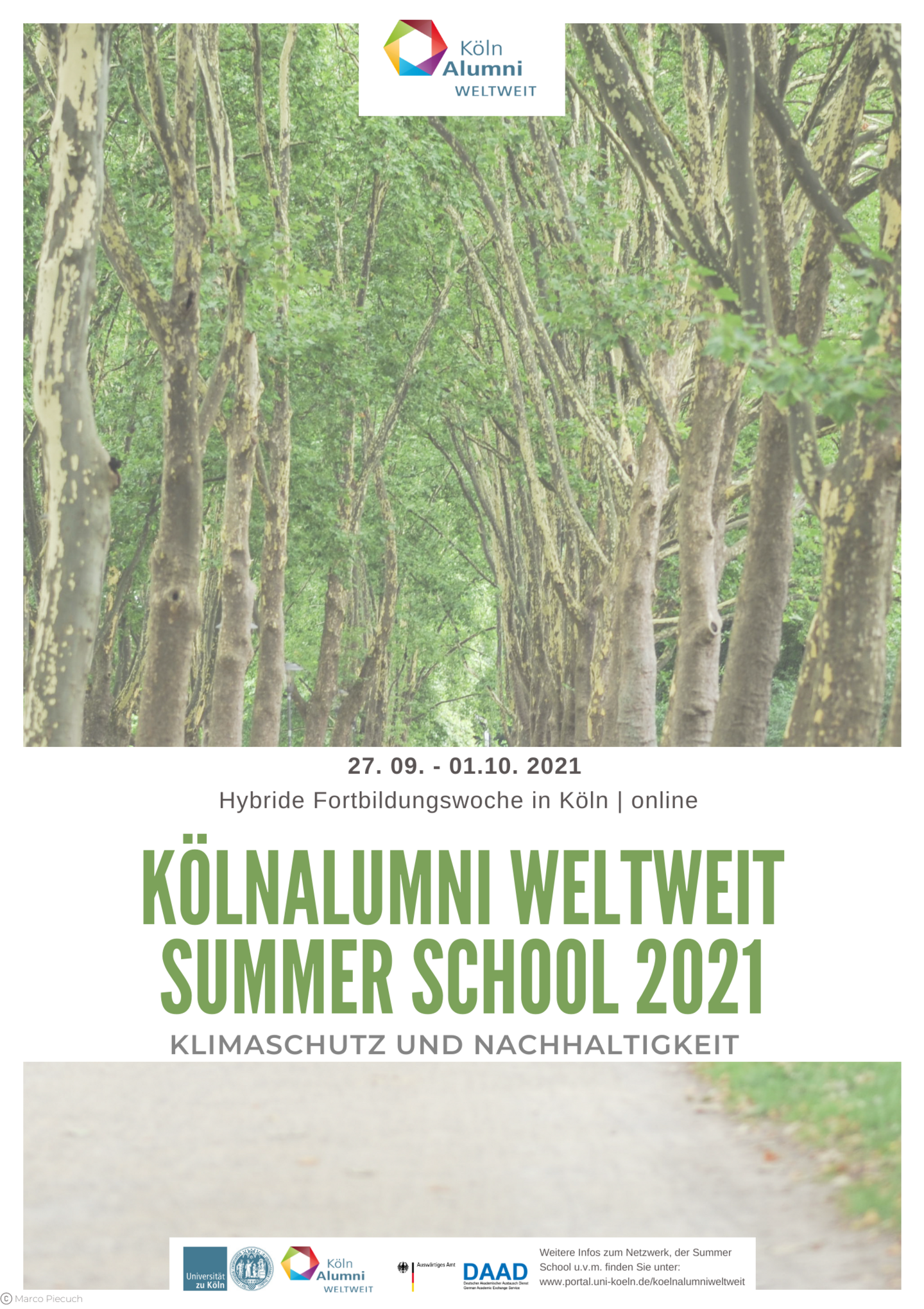 KölnAlumni WELTWEIT Summer School Poster 