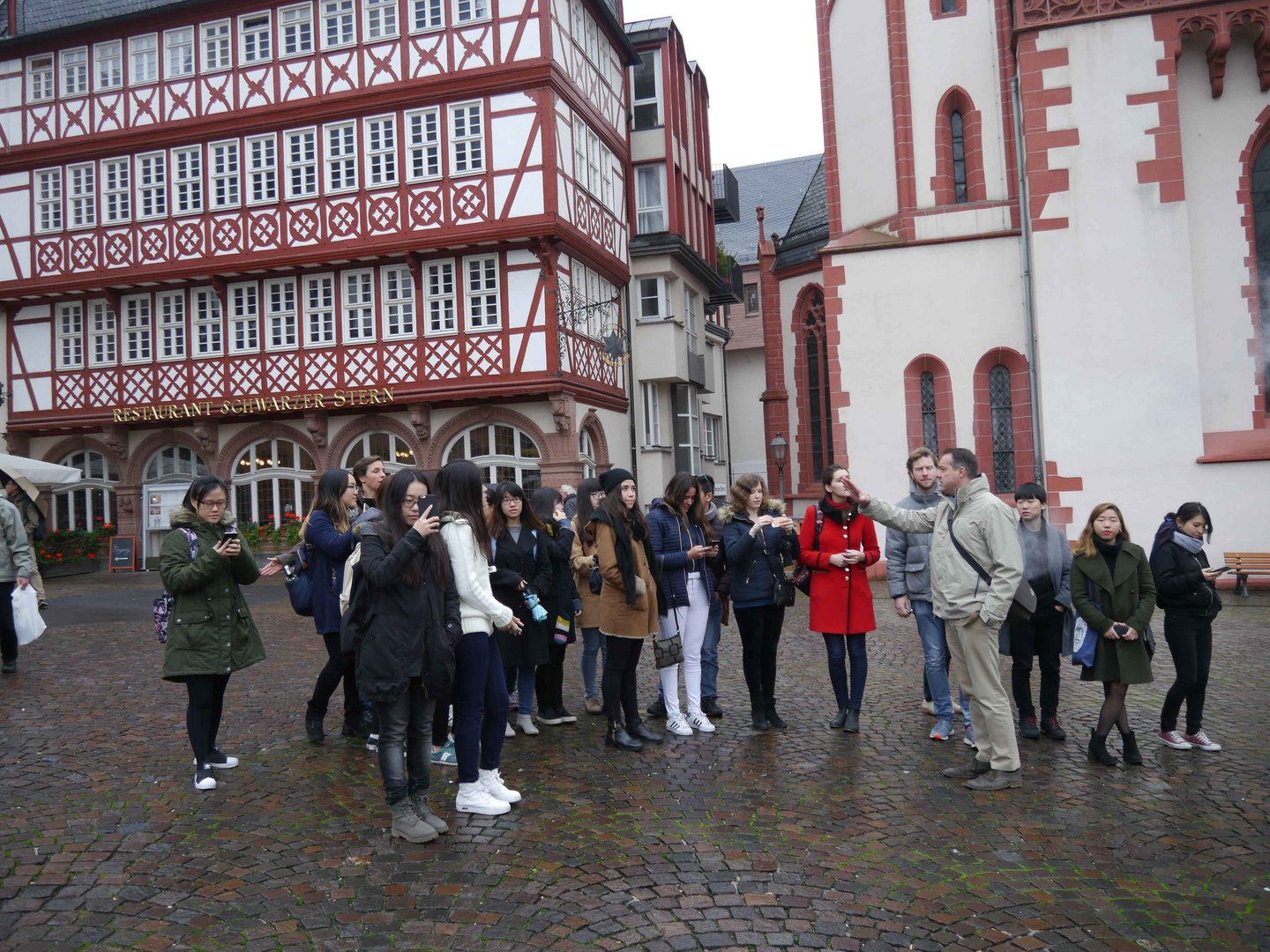 Group of students in Frankfurt