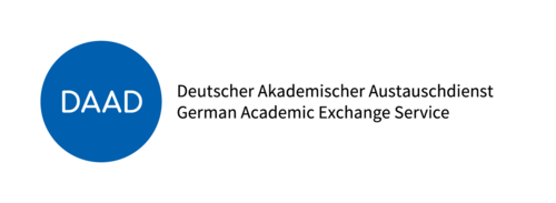 Logo des DAAD. Text: Deutscher Akademischer Austauschdienst / German Academic Exchange Service