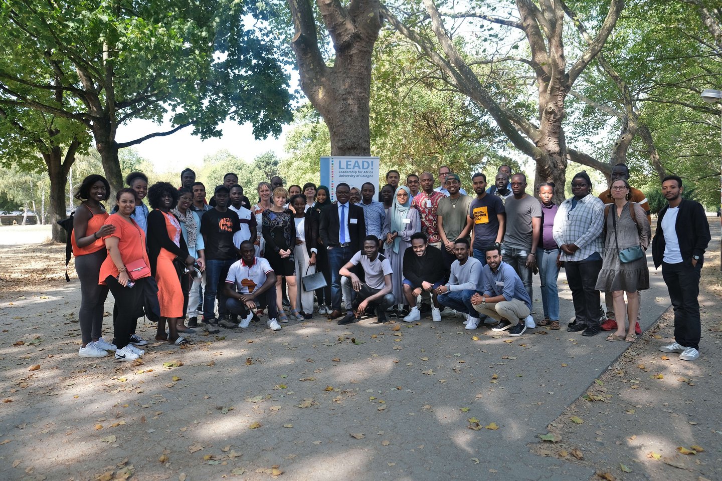 Group of African scholarship holders of LEAD meating in Cologne