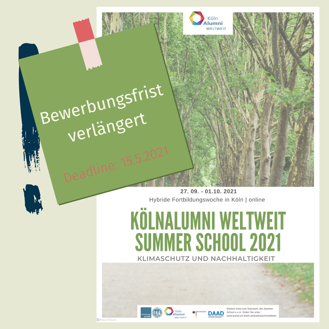 Ankündigung der verlängerten Bewerbungsfrist für die KAW Summer School