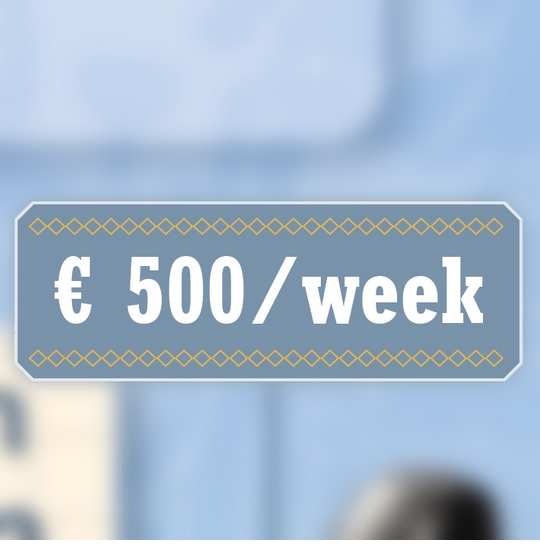 500 € per week