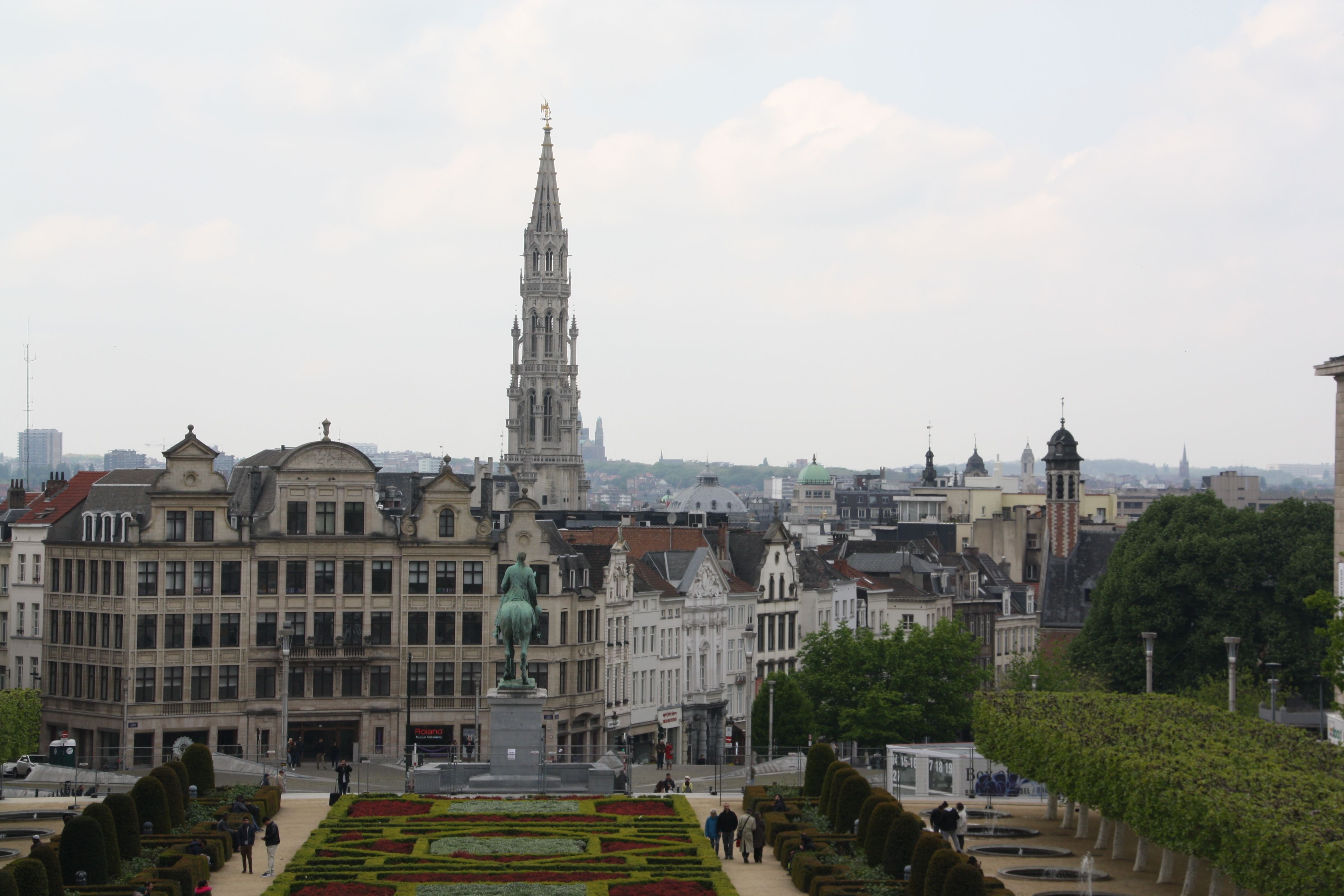 View on Brussels from a higher point