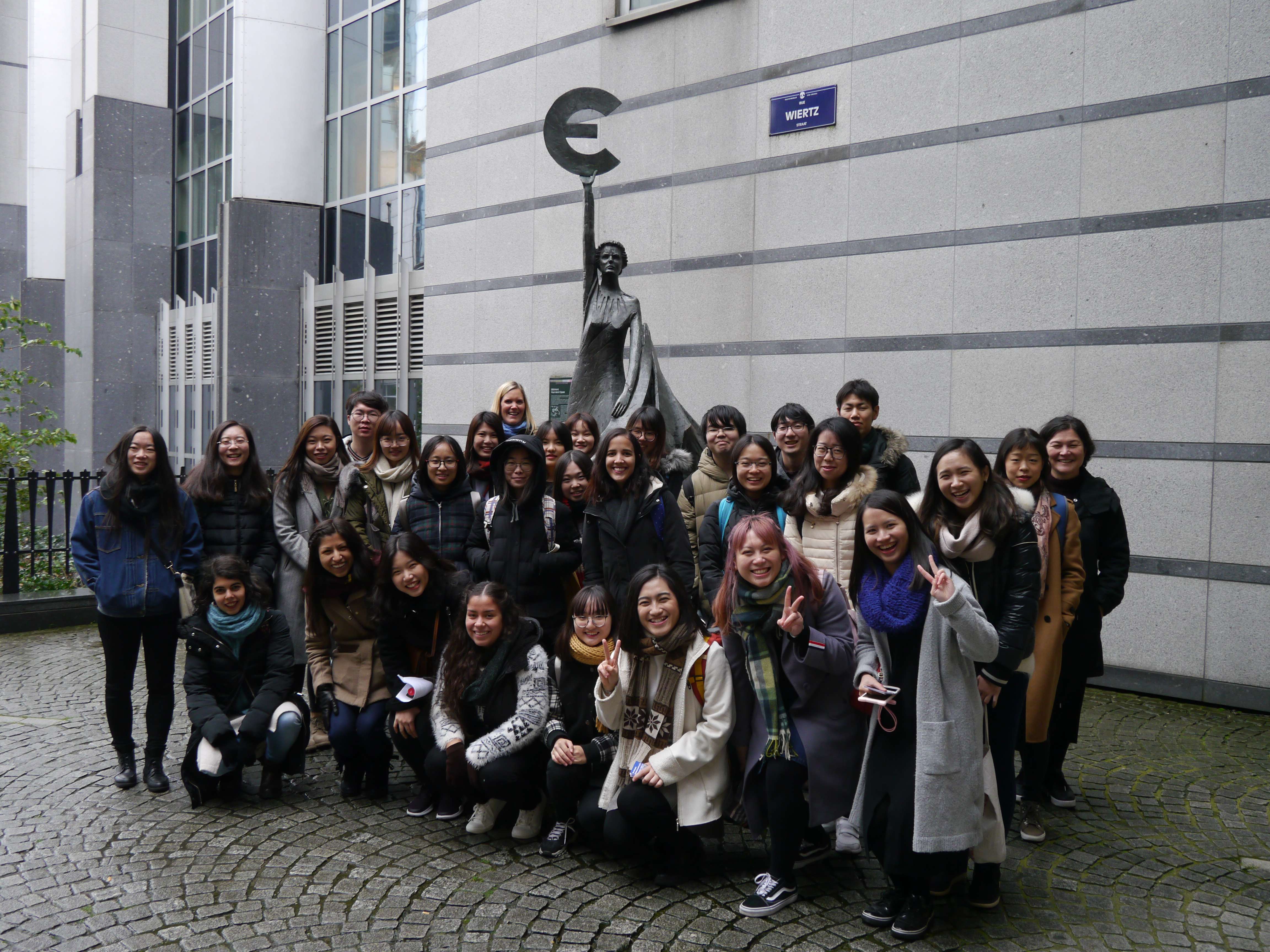 Group photo in Brussels