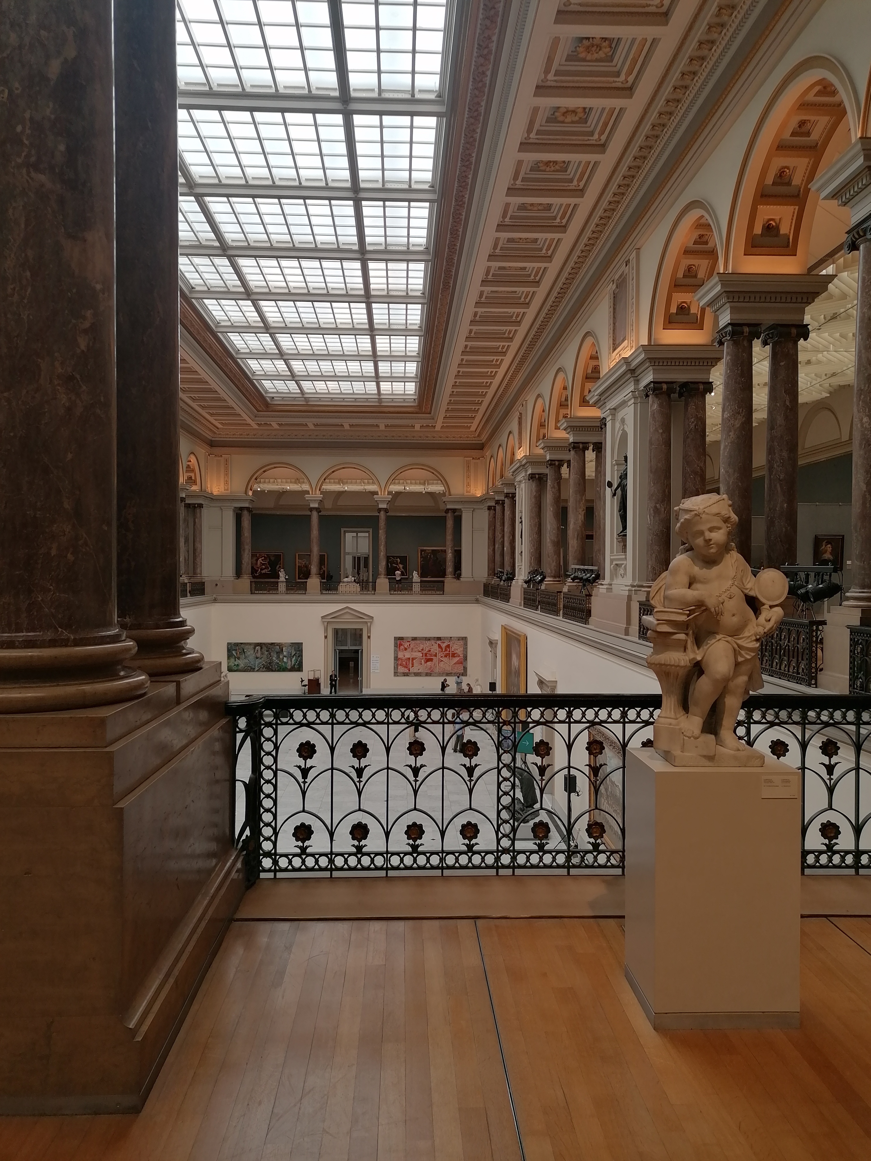 View of the inside of The Royal Museum of fine Arts