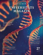 Magazin Titelseite mit RNA-Strängen